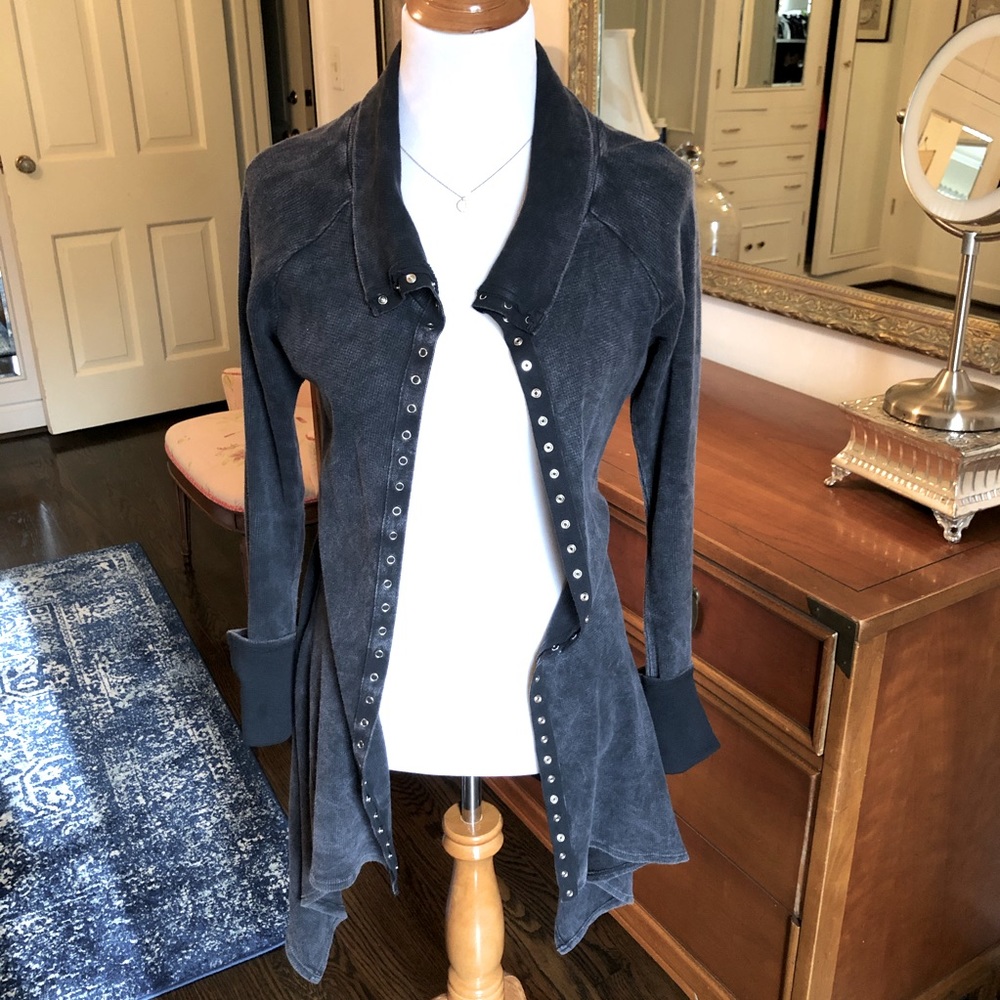 Urban X snap tunic sweater